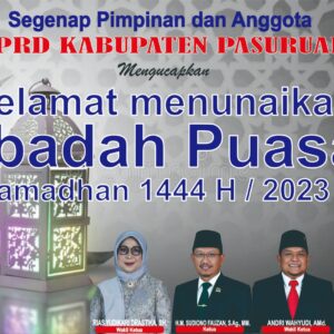 DPRD Kabupaten Pasuruan Ucapkan Selamat Menyambut Bulan Suci Ramadhan