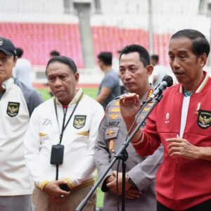 Presiden Jokowi Temui Pemain Timnas U-20 di Stadion Utama GBK