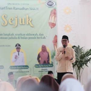 Wakil Wali Kota Depok Hadiri Sanlat di SMAN 3 Depok