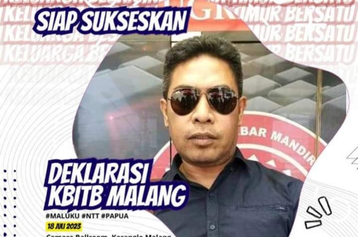 Ketua Umum KBITB Malang Raya, Esau Moses Christian. (Dokpri).