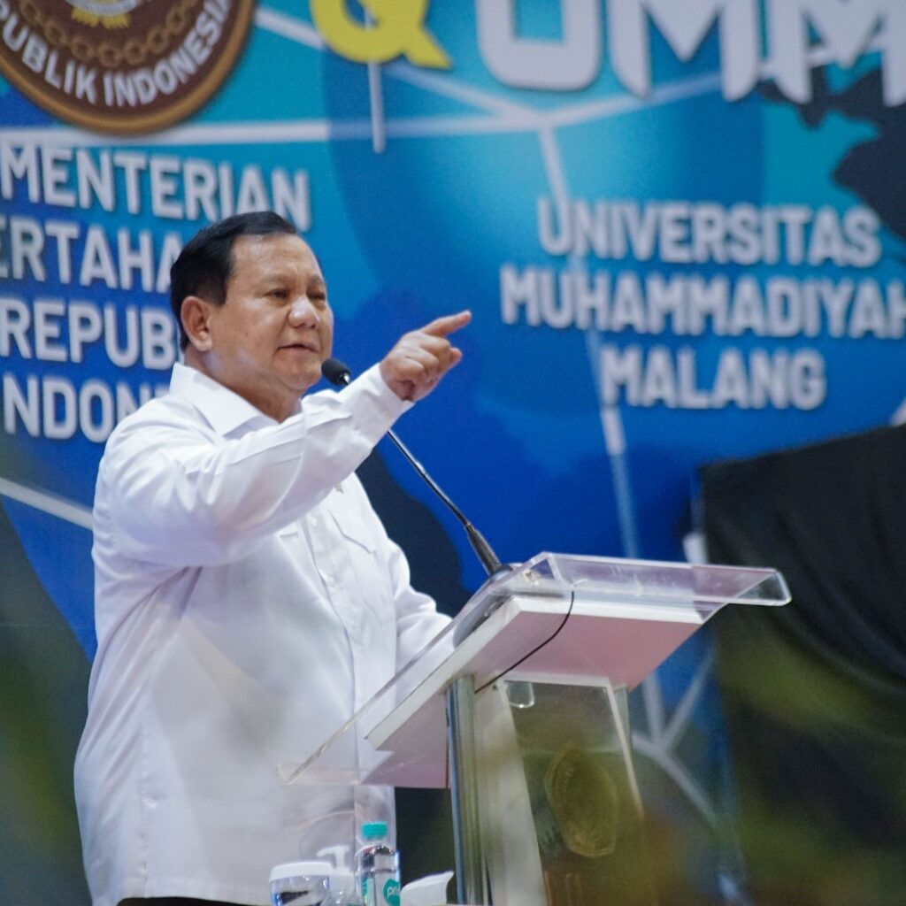 Keren, Prabowo Hipnotis Ribuan Mahasiswa UMM