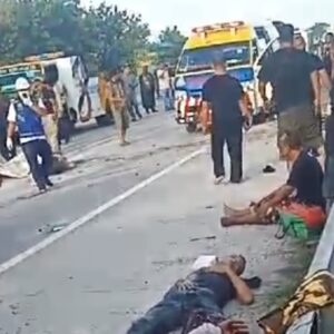 Bus Rombongan Hanura Kecelakaan Maut di Tol Ngawi, Tiga Orang Tewas