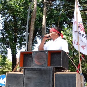 Demo di Malang, Panglima Cobra 08 dan GRIB Jaya Menolak Praktik Jual Beli Rekomendasi Partai Politik di Tubuh KIM Malang Raya