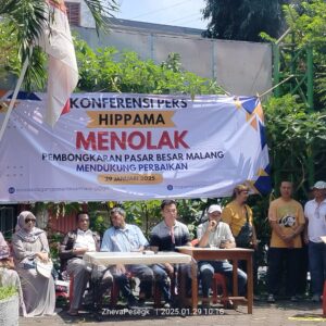 Kecewa Dengan Pemkot Malang Yang Tidak Responsif, HIPPAMA Tegas Tolak Revitalisasi Pasar Besar 