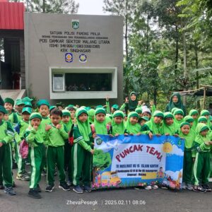 Mengenal Profesi Sejak Dini, TK Muslimat NU 16 Islam Kartini Adakan Outing Class Di Markas Damkar Sektor utara Singhasari 