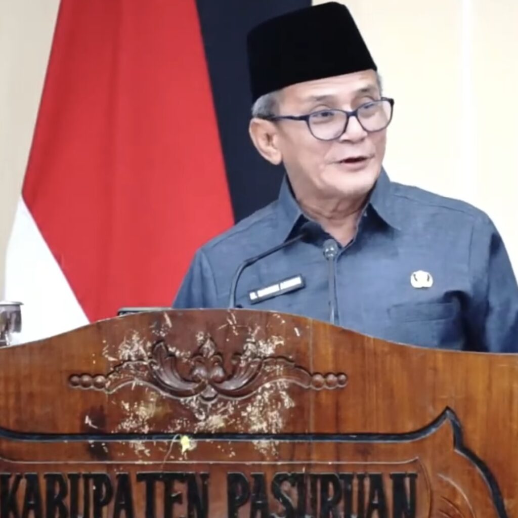 Wakil Bupati Pasuruan Gus Sobih (Sapaan akrab saat menjelaskan dalam rapat paripurna)