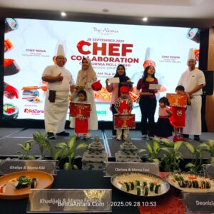 The Alana Hotel adakan event bergengsi Chef Kolaboration California roll shusi competition 