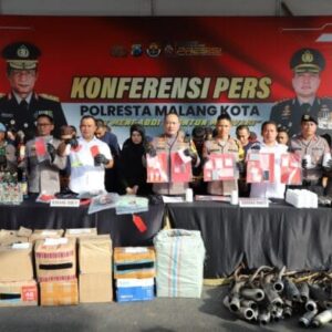 Sepanjang Tahun 2025, Polresta Malang Kota Intensif Berantas Narkoba