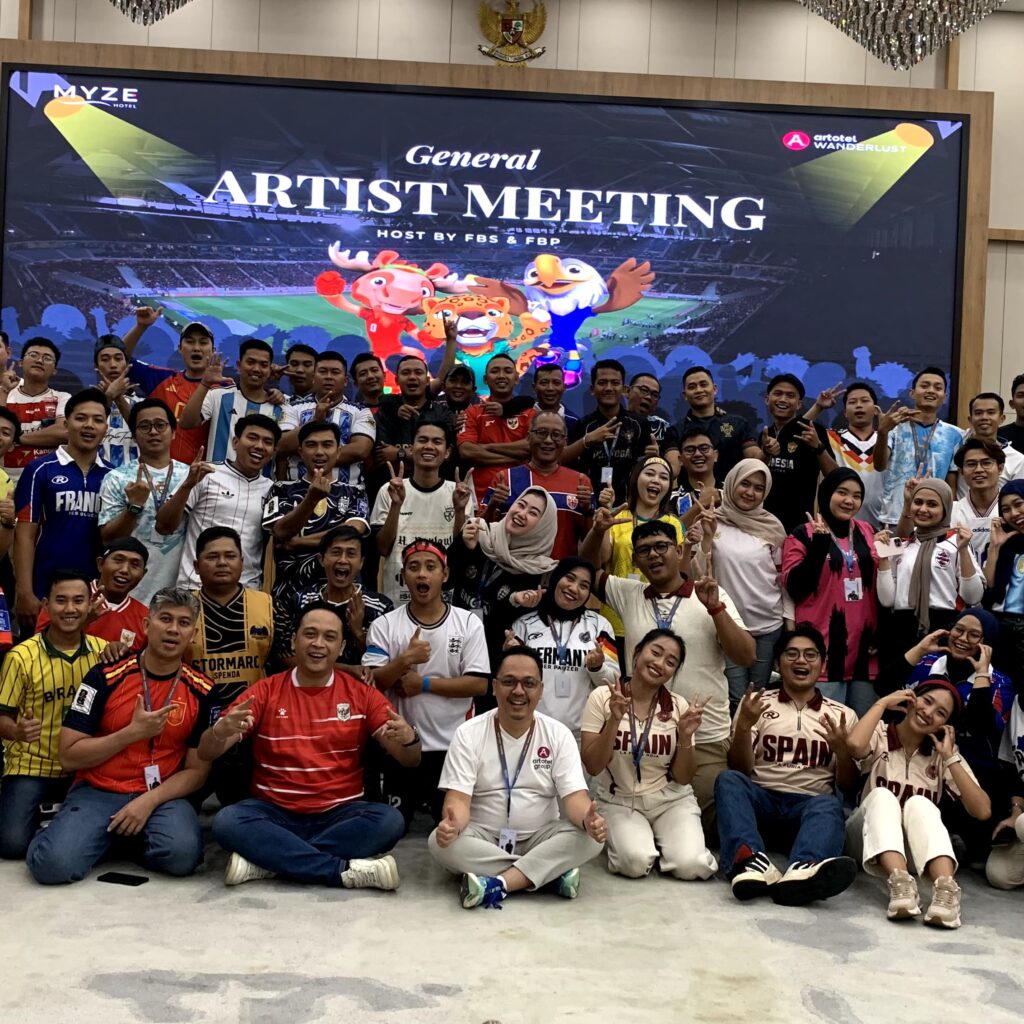 MYZE HOTEL SUMENEP by ARTOTEL GELAR GENERAL ARTIST MEETING 2026 BERTEMA PIALA DUNIA,PERERAT KEBERSAMAAN SELURUH ARTIST