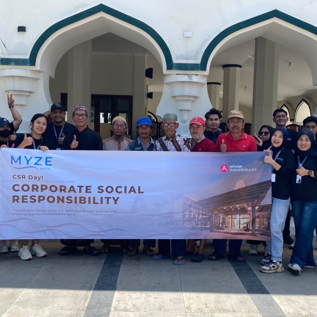 MYZE HOTEL SUMENEP by. ARTOTEL GELAR AKSI SOSIAL DONOR DARAH DAN CLEANING DAY RUMAH IBADAH Dalam SEMARAK KEMERDEKAAN