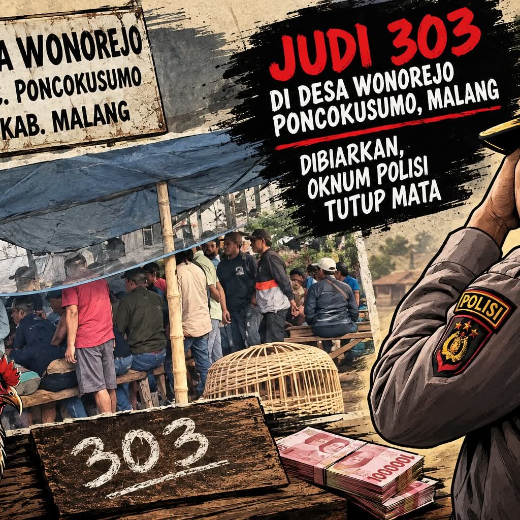 Praktik Arena Judi 303 di Wonorejo Poncokusumo Disebut Beroperasi Rutin, Respons APH Dipertanyakan